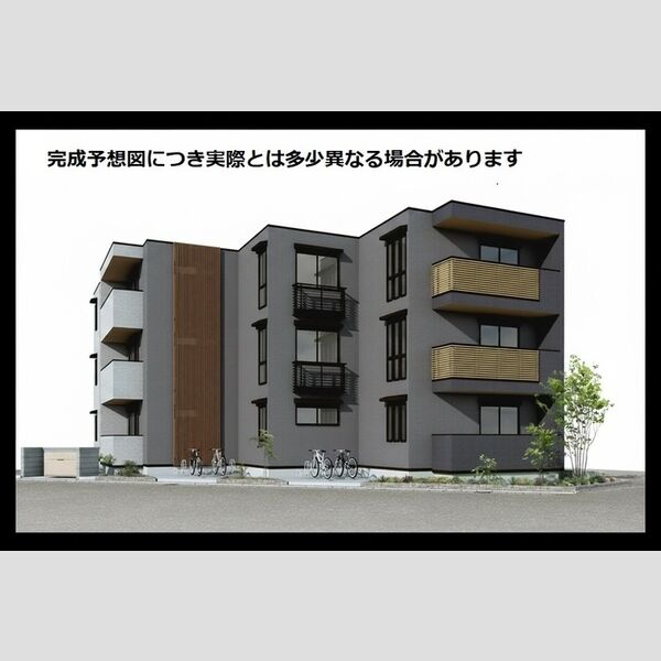 TORISIA新河岸102号室 ※完成予想図につき、実物とは多少異なる場合があります。