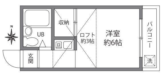まほろば1階 間取り図