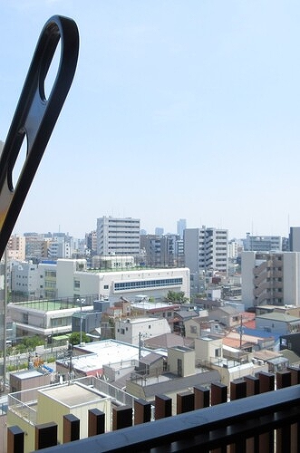 ライオンズ東京三ノ輪ミレス9階 バルコニーからの眺望