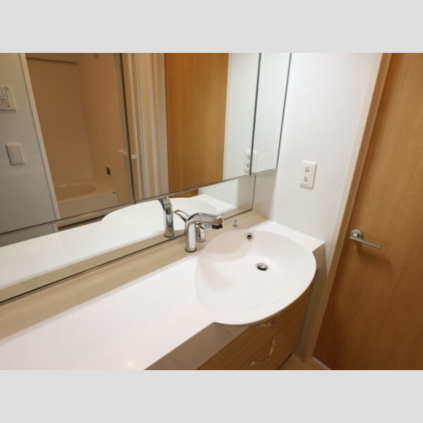 コンフォート プラス・T301号室 大きな鏡のシャンプードレッサー