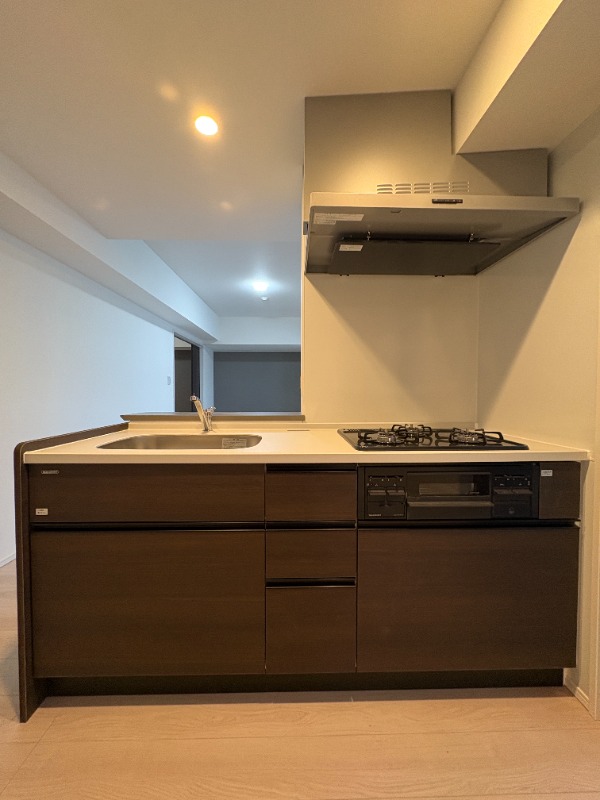 Daiwaグレイスメゾン二子玉川2階 カウンターキッチン、ガスコンロ3口（写真205）