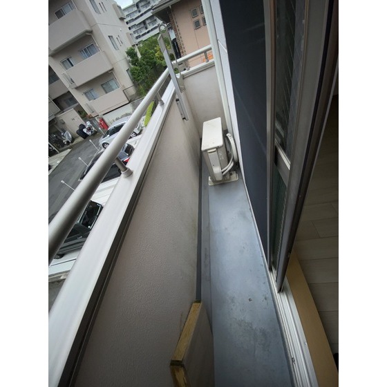 オークマンション201号室 バルコニー