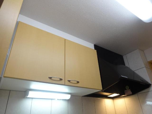 グリーンモール キッチン吊戸棚・換気扇