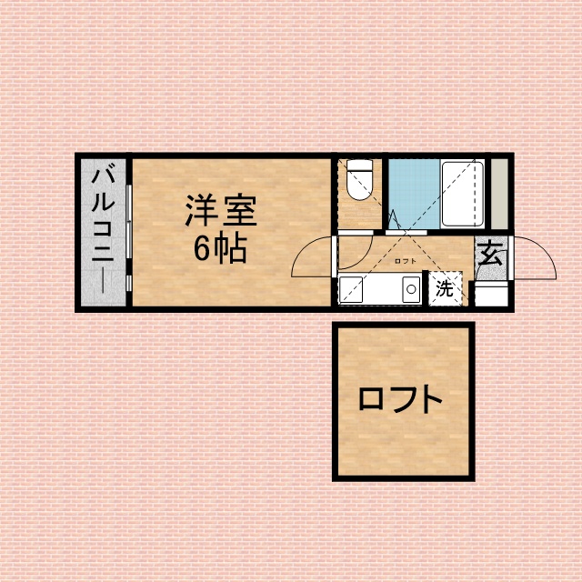 サンローゼン1階 間取