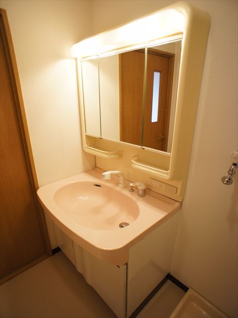 椎の実ハイツ 広い洗面スペース