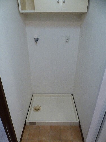 ライオンズステージ麻布7階 室内洗濯機置場　※前回募集時2023年11月撮影