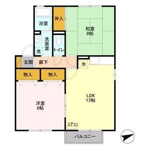 エトワール　B101号室 間取