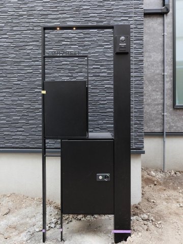 WIZBELL 専用の郵便受け＋大容量の宅配ボックス