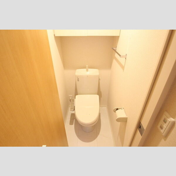 クレールⅧ203号室 トイレは温水洗浄暖房便座