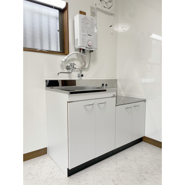 サンコーハイム ガスコンロ設置可