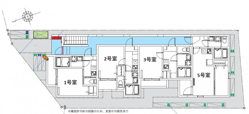 ｌｅ　ｄｅ　ｌａ　Ｍａｉｎ　ｌｅｖｅ　ｈａｎａｚｏｎｏ1階 部屋その他