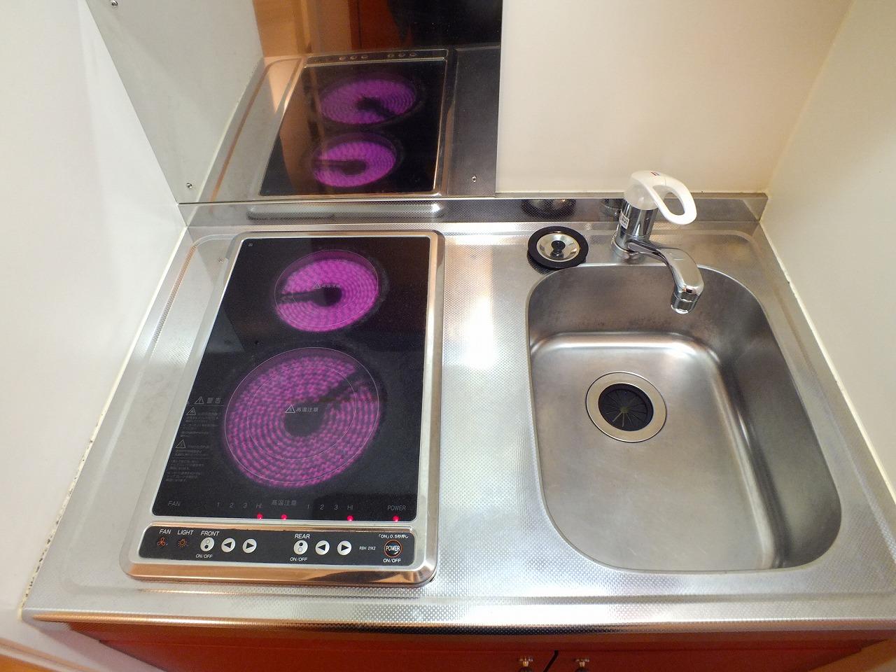 レオパレス黎 2口電気コンロ