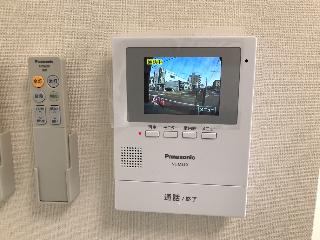 所沢市小手指町アパート新築工事102号室 カメラ付インターホン（イメージ）