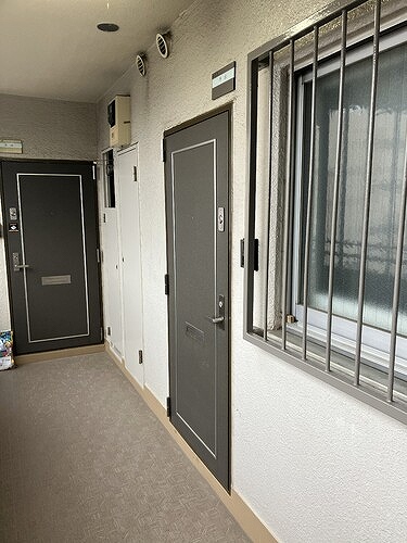 ニックハイム鶴見第二 玄関　※2026年3月撮影の写真