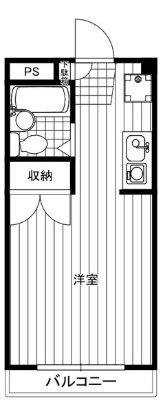 ヴァンベール305号室 間取