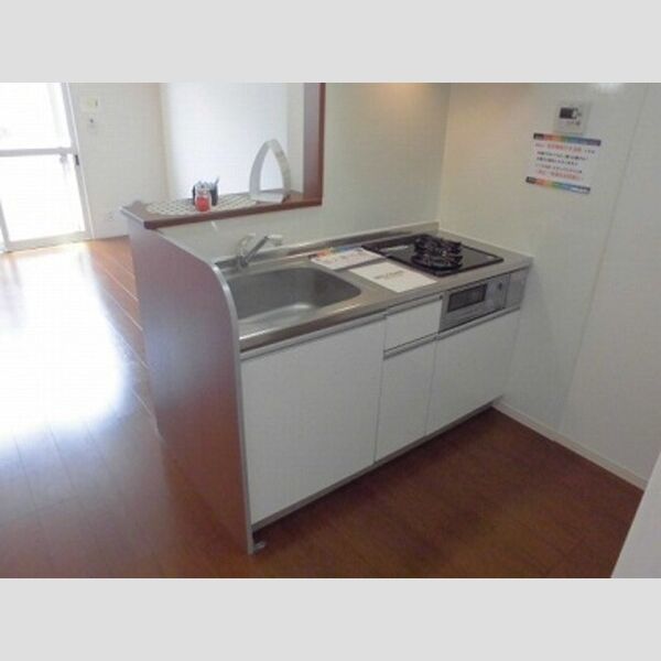 メゾン ド コンフォール108号室 ♪グリル付ガス2口システムキッチンです♪