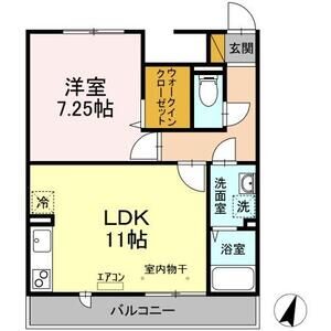 ヴェルデ神明町202号室 間取