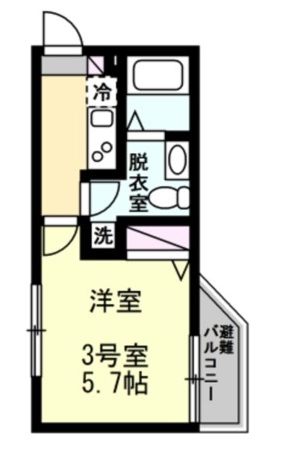 ダイヤモンドテラス川崎新町A203号室 間取