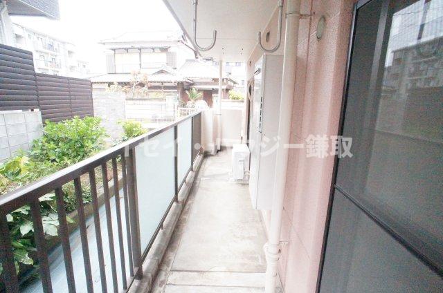 シャトレーシラハタ0105号室 バルコニー