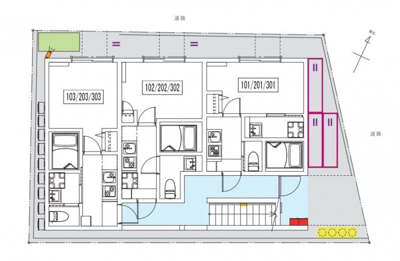 ＳＱＫ3階 同建物別部屋の参考画像