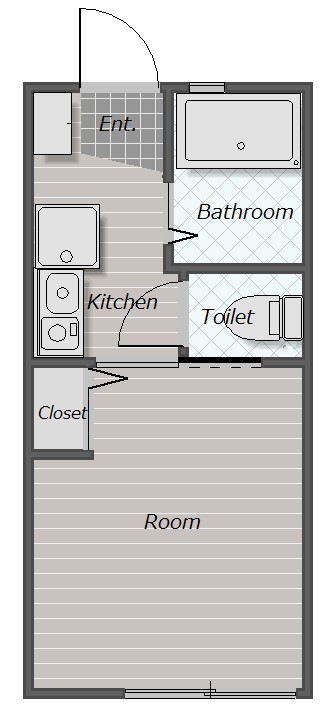G・Aタウン港南中央1階 間取