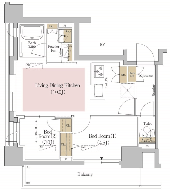 アーバネックス文京本郷6階 間取