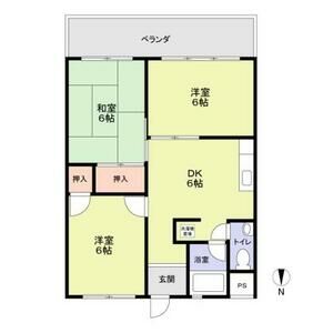 仁平フラッツ304号室 間取