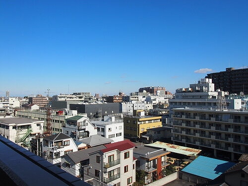 ライオンズプラザ本蓮沼7階 バルコニーからの眺望　※前回募集時2020年2月の写真