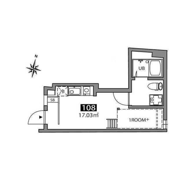 マツバラハウス1階 間取り図