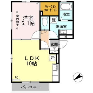 マム201号室 間取