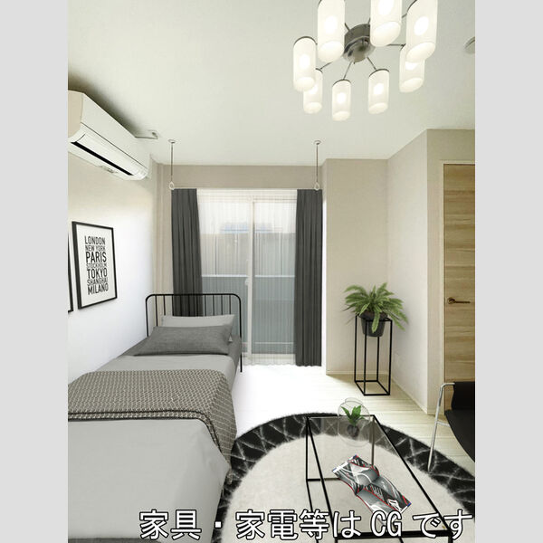 ステラ東川口 洋室(※家具・家電等はCGです)
