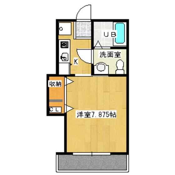シルヴァン　スクエア102号室 間取
