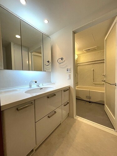 ザ・ステイツ志木本町ステーションフロント 3面鏡付化粧台　※前回募集時2023年5月撮影の写真