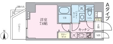 Adachi Liner Toneri Residence5階 間取