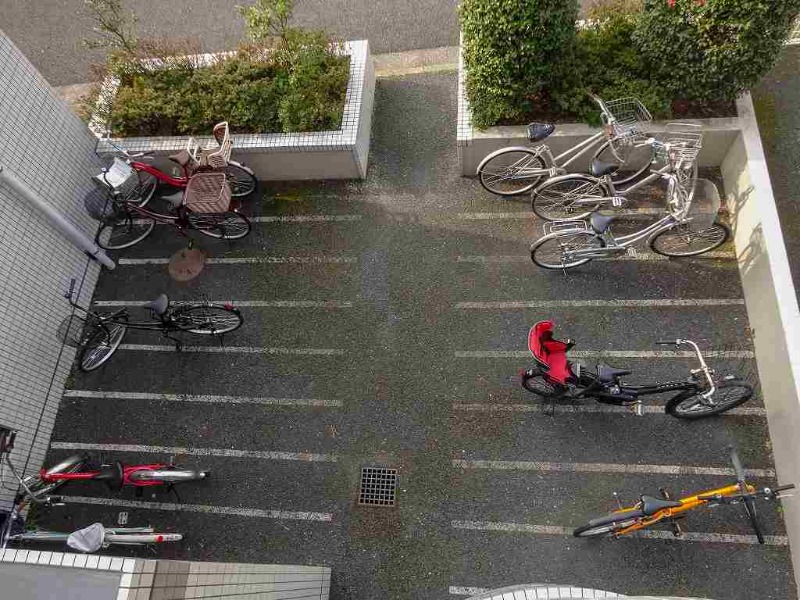 ドミシル池袋1階 駐輪場もあります