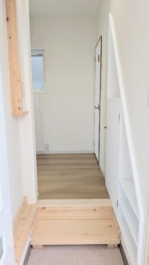 鷺宮テラス 来訪者から角度的に部屋がみられる範囲が限られます。