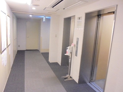 ブロードシティ東京6階 エレベーター　※前回募集時2021年2月の写真