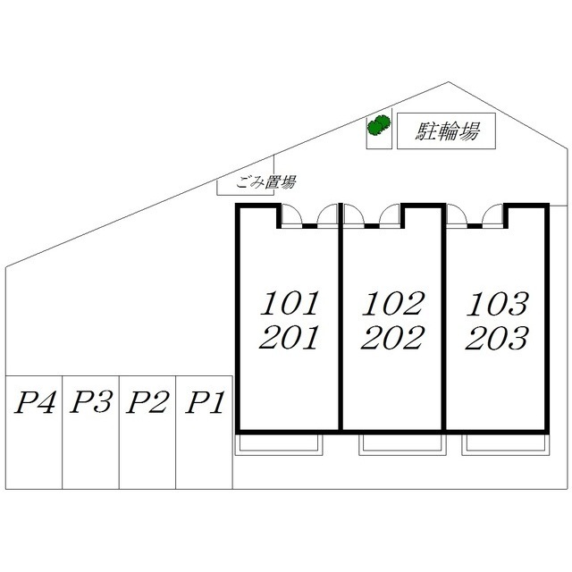 クレール 在家町 外観