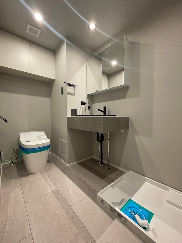 レジディア築地5階 洗面