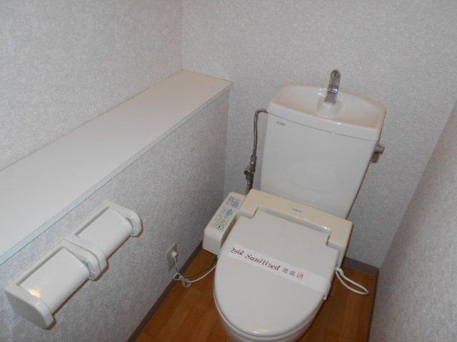 ルミナス青葉203号室 シャワー付トイレ