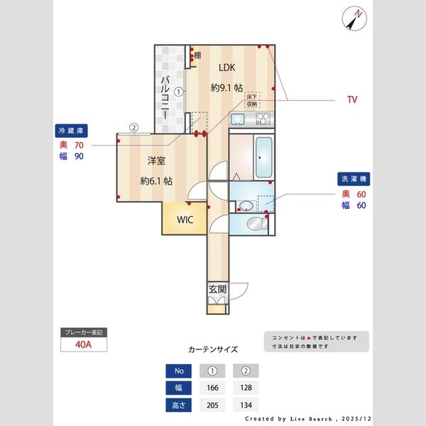 メルヴェーユ203号室 部屋その他