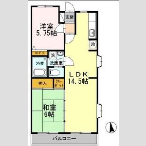 カサベルデU401号室 間取