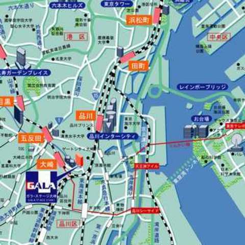 ガラ・ステージ大崎6階 ◆ＭＡＰ◆ 外観も気になるポイント