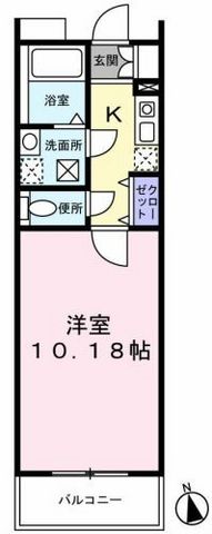 インテグラ小泉0109号室 間取