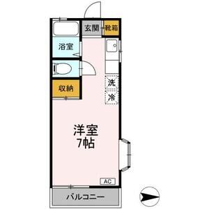 パークヴィラ101号室 間取