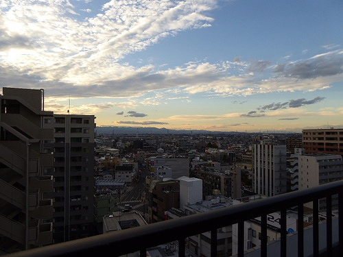 ライオンズマンション本川越駅前14階 バルコニーからの眺望　※前回募集時2019年12月の写真