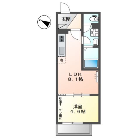 グラン　ジャルダン301号室 間取