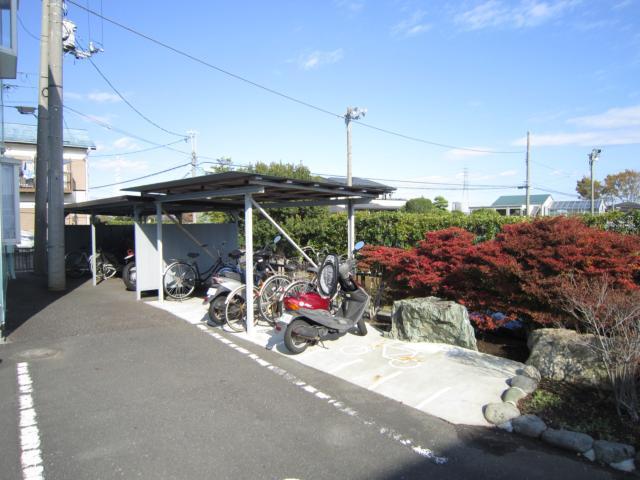 グリーンプラザＡ棟A203号室 駐輪場です
