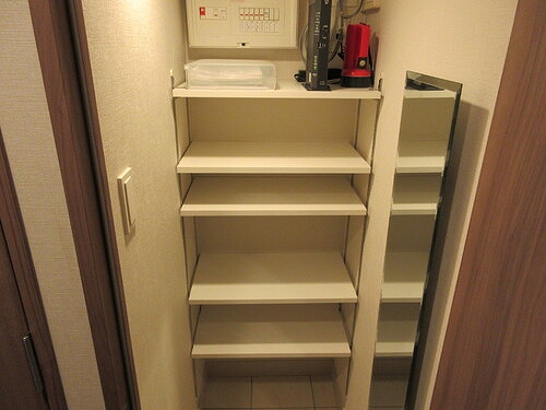 プレシス練馬ステーションフロント 下足入れ　※前回募集時2025.4撮影