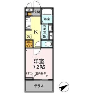 ミーナ西船橋102号室 間取